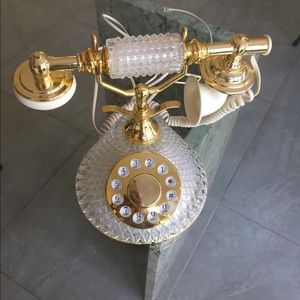 Vintage princess crystal telephone